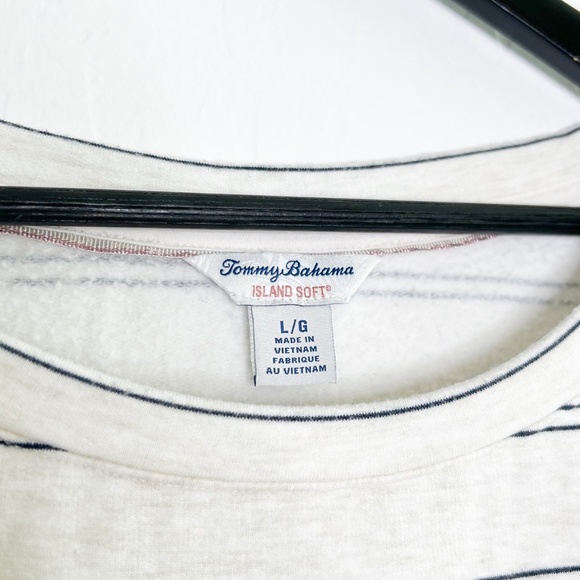 Tommy Bahama Sweater Island Soft Long Sleeve Striped Sweater - Picture 2 of 4